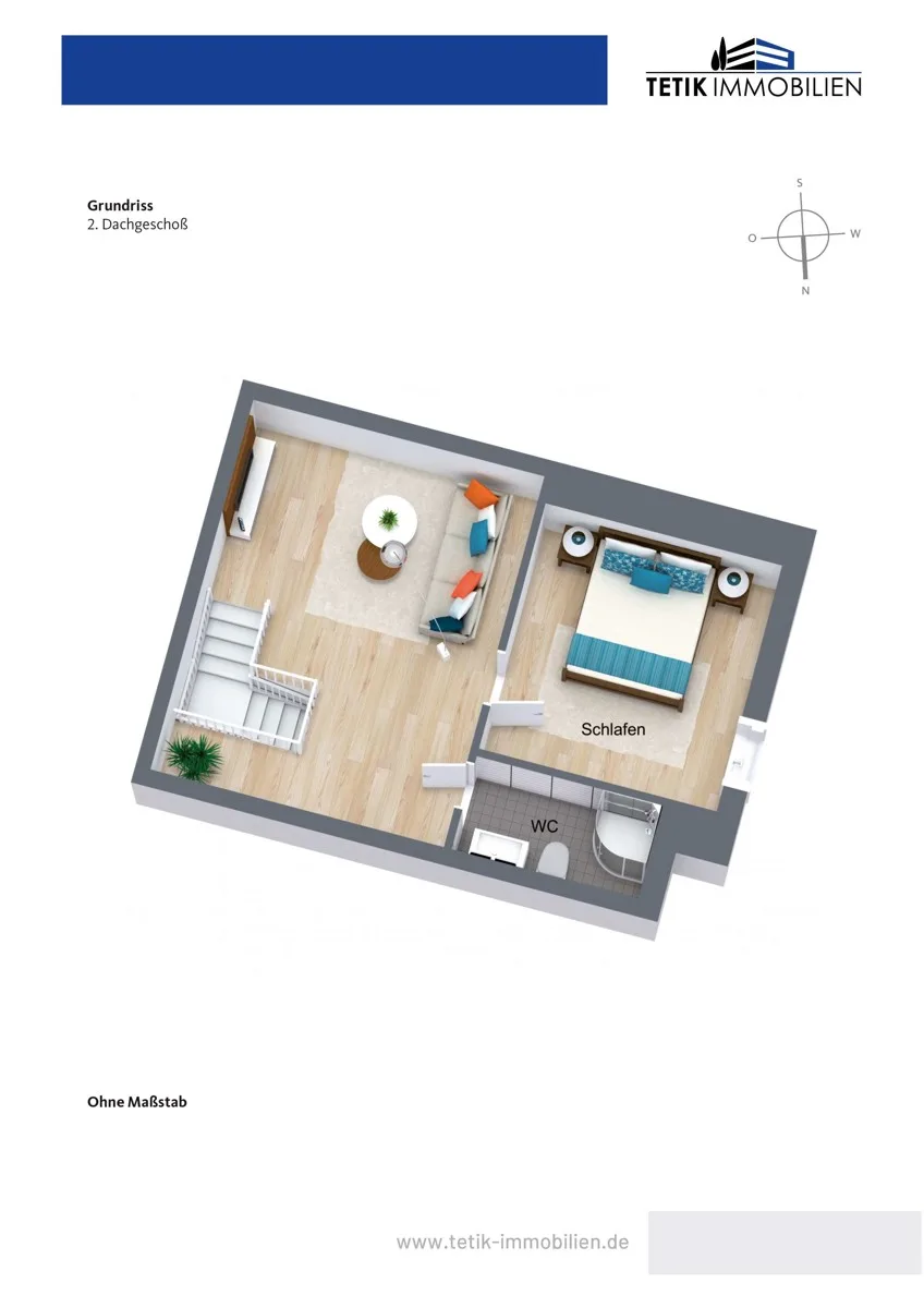 Dachgeschosswohnung in Waldkirch