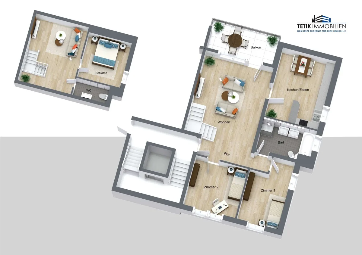 Dachgeschosswohnung in Waldkirch