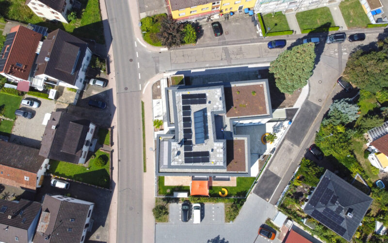 Hausansicht oben